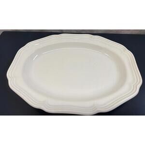 Mikasa French Countryside F 9000 Large Serving Platter Scalloped 14.5 X 10 7/8